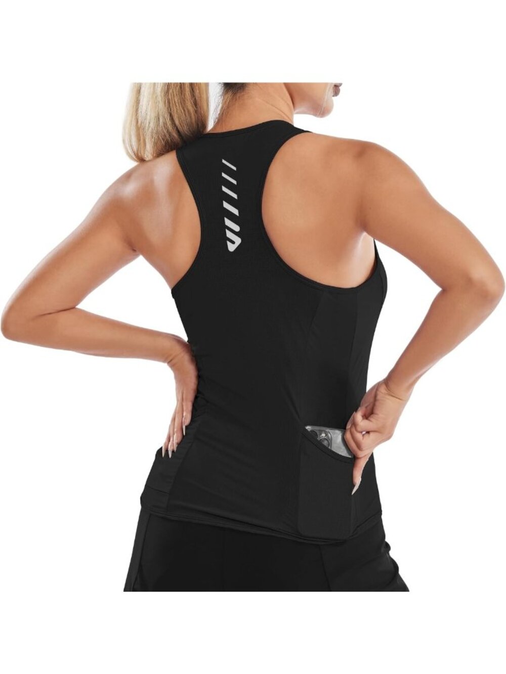 Women's Sleeveless Cycling Jersey & Running Vest - Summer Bike Top with Pockets